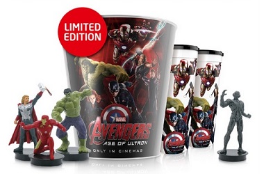 各国电影院推出的 THE AVENGERS: AGE OF ULTRON 周边产品大集合