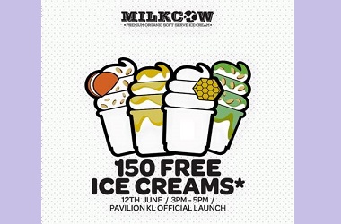 MILKCOW 新分店将送雪糕！