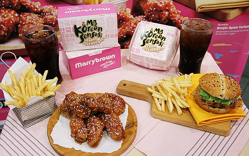 试一试 MARRY BROWN 的韩式风味美食！