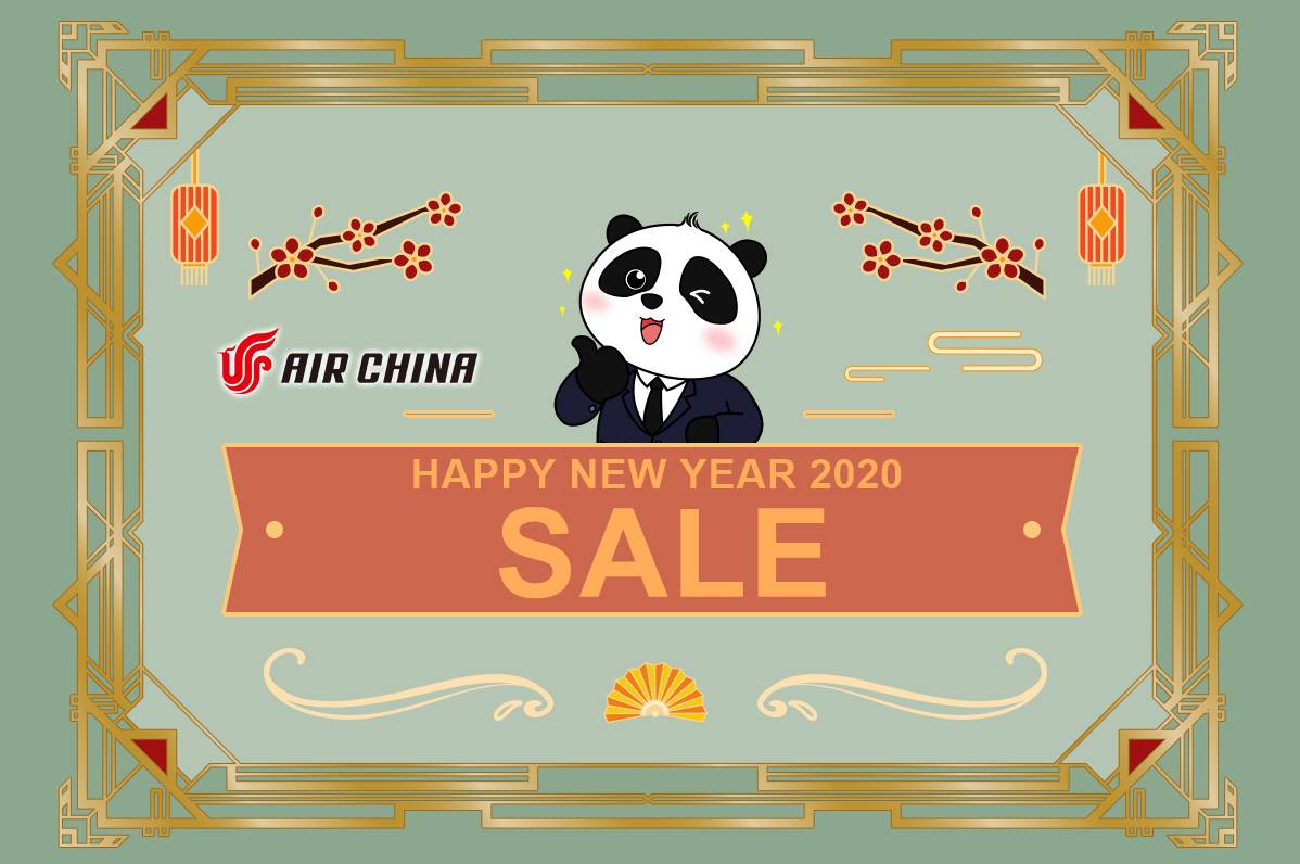 ✈【AIR CHINA】2020 NEW YEAR SALE!