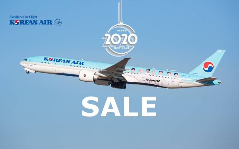 ✈【KOREAN AIR】2020 NEW YEAR SALE!