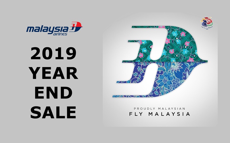 ✈【MALAYSIA AIRLINES】2019 YEAR-END SALE!