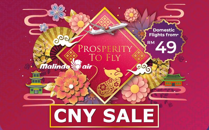 ✈【MALINDO AIR】2020 CNY SALE!