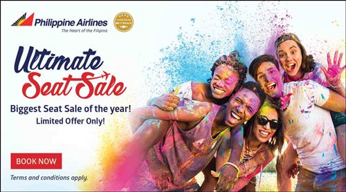 【PHILIPPINE AIRLINES】ULTIMATE SEAT SALE