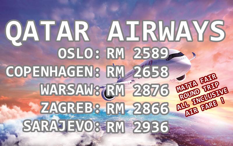 【QATAR AIRWAYS】 MARCH MATTA TRAVEL FAIR PROMOTION 2019