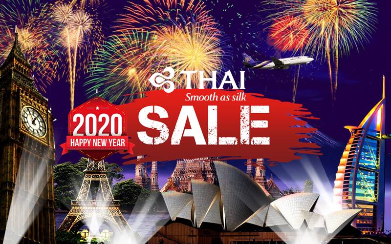 ✈【THAI AIRWAYS】2020 NEW YEAR SALE! 