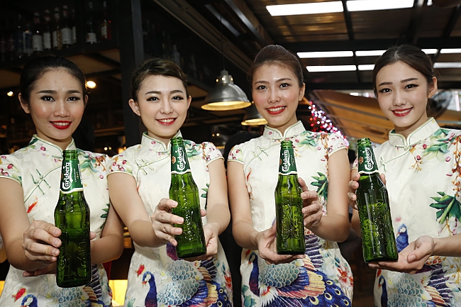 Carlsberg and Girls CNY