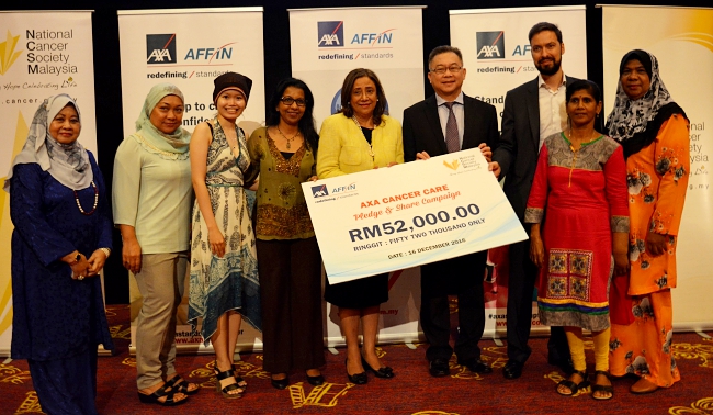 #AXAStandsUpToCancer Raised Rm52,000 For National Cancer Society Malaysia!