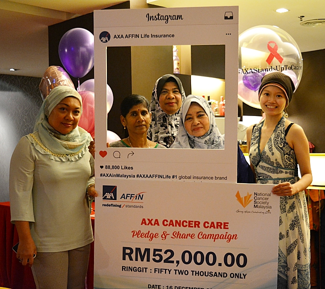 #AXAStandsUpToCancer Raised Rm52,000 For National Cancer Society Malaysia!