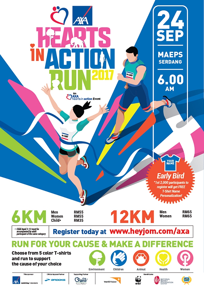 AXA HEARTS IN ACTION RUN 2017