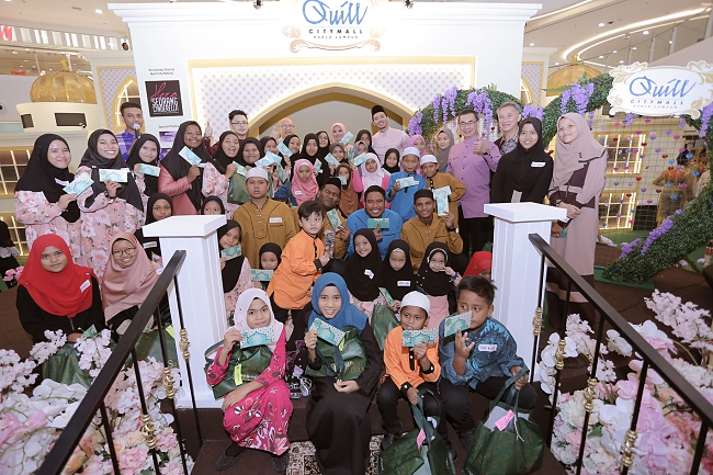 Quill City Mall Raya Kasih & Cinta CSR Initiative With Fattah Amin & Nur Fazura