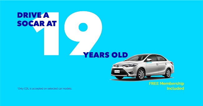 Freedom Starts At 19 With SOCAR!