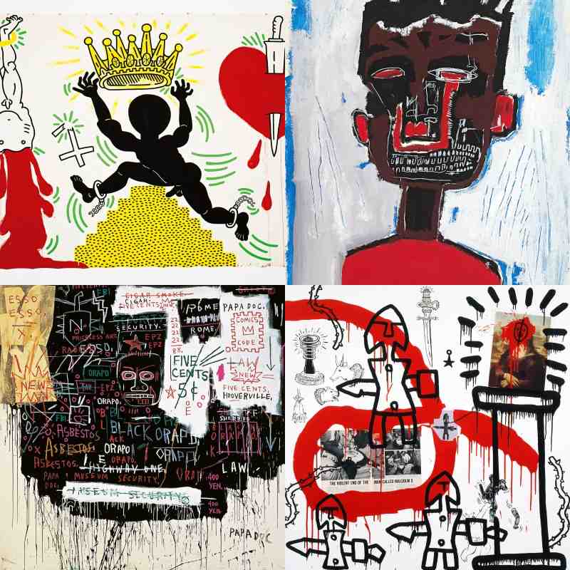 KEITH HARING | JEAN-MICHEL BASQUIAT: CROSSING LINES