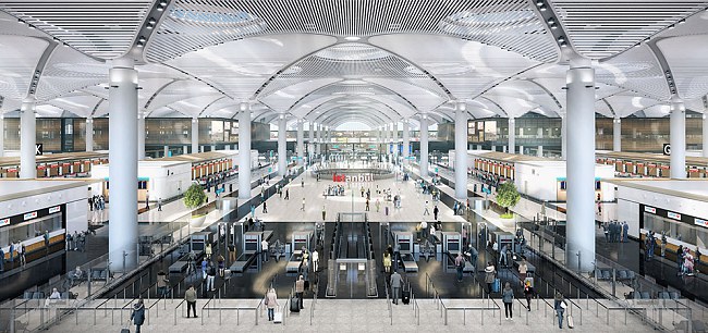 Turkish Airlines - Istanbul (New) Airport Terminal Map