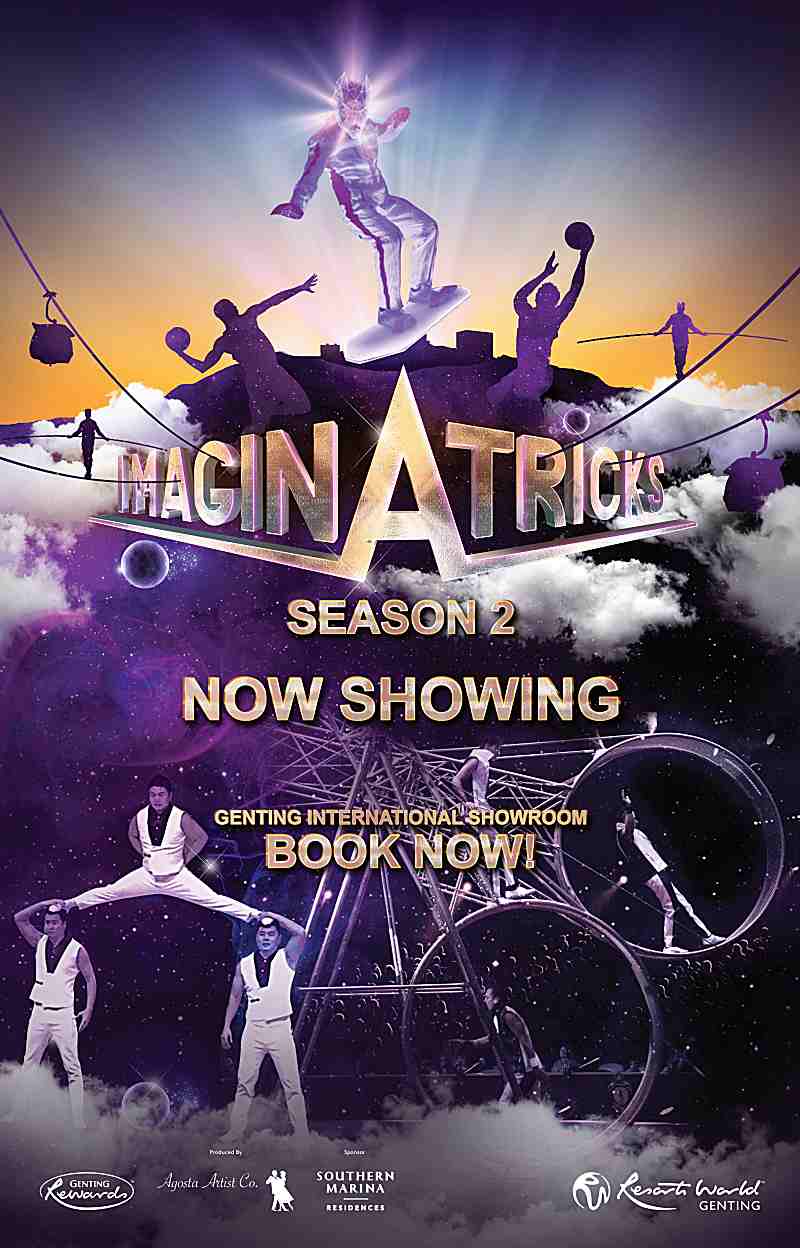 Glitzy spectacle IMAGINATRICKS welcomes new acts at Resorts World Genting!