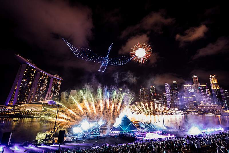 Singapore Awaits 2020 As Revellers Join In Its Biggest Countdown Celebration At Marina Bay