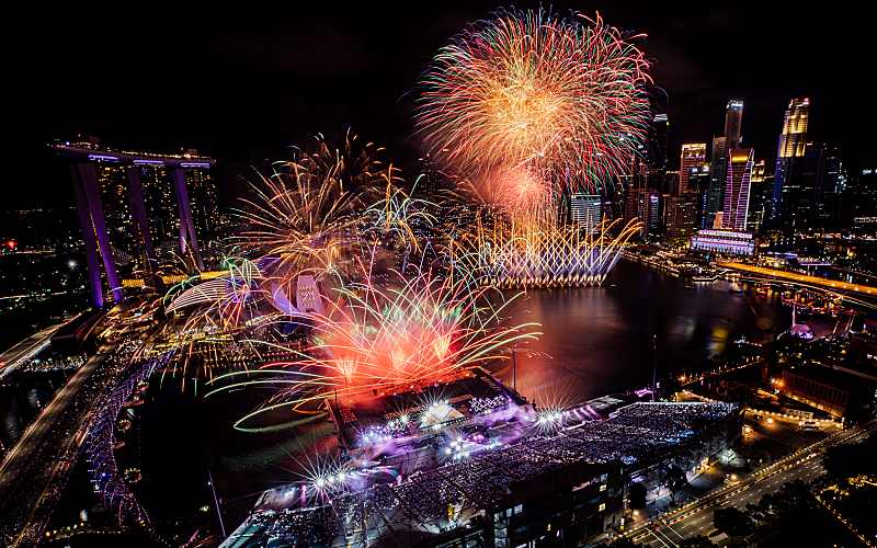 Singapore Awaits 2020 As Revellers Join In Its Biggest Countdown Celebration At Marina Bay