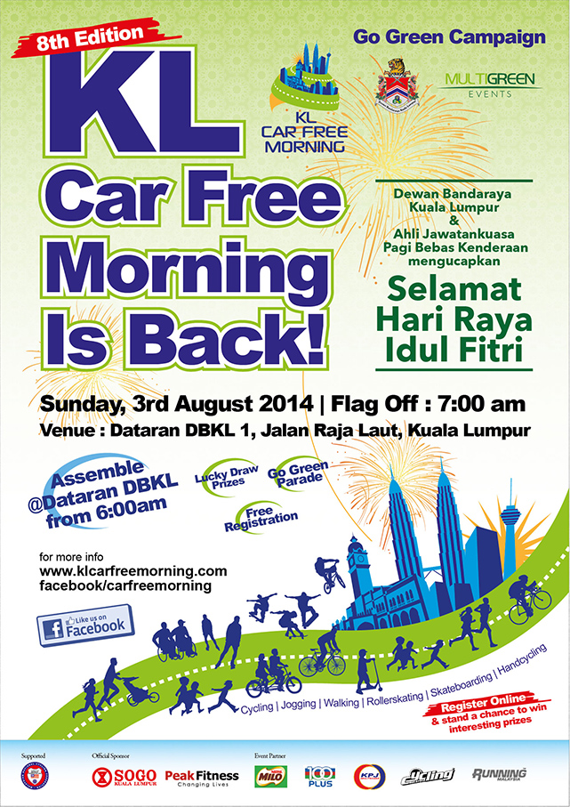 KL Car Free Morning Poster