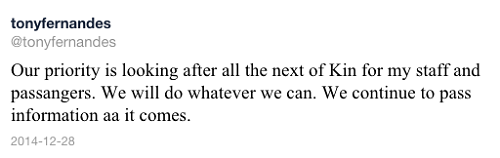 Words From Tony Fernandes