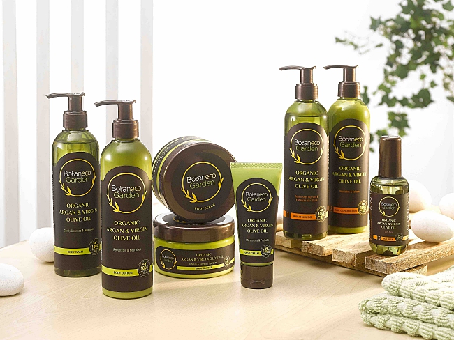 Botaneco Garden Organic Argan & Virgin Olive Oil Hair & Body Collection