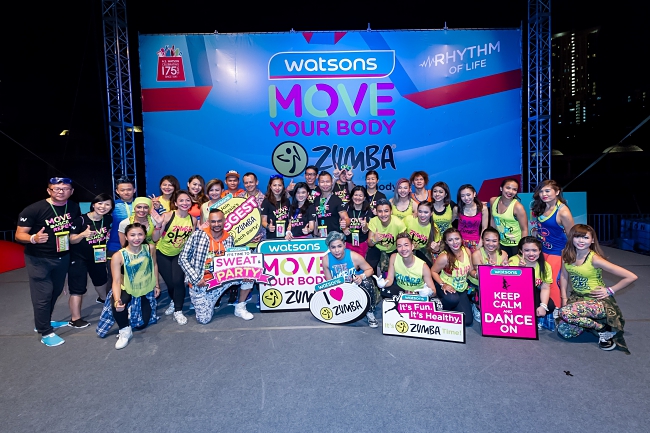 Watsons Move Your Body Zumba Breaks The Malaysia Book Of Record