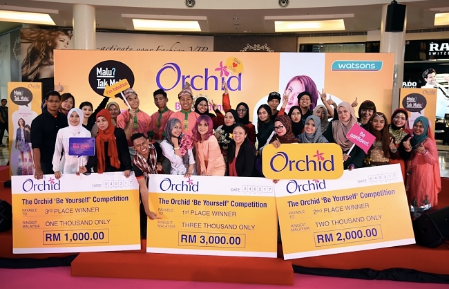 Orchid Collaborates with Watsons Malaysia to Announce Winners of First Ever Orchid ‘Be Yourself’ Competition