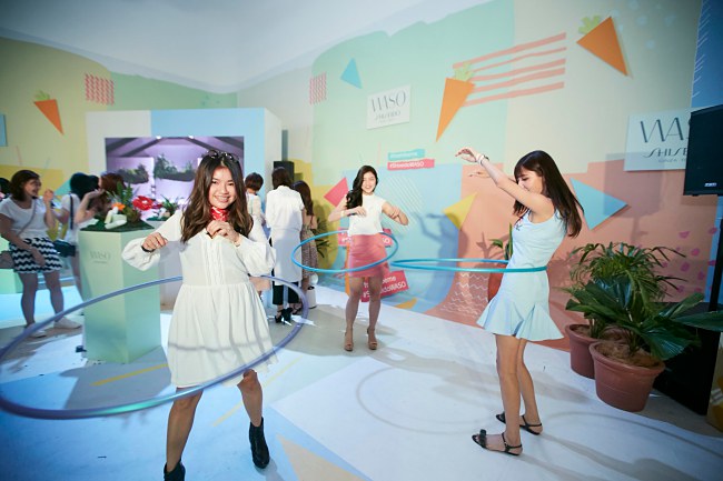 Shiseido Celebrated WASO In Raving Style