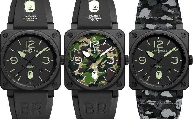 Bell & Ross And Bape’s Universe Meet For The 1st Time!