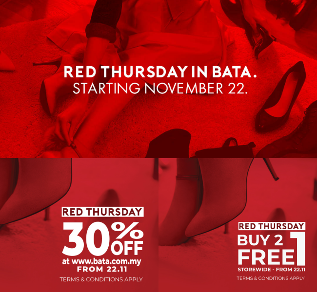 Bata Presents Red Thursday – A Day Dedicated To Shoe Shopping