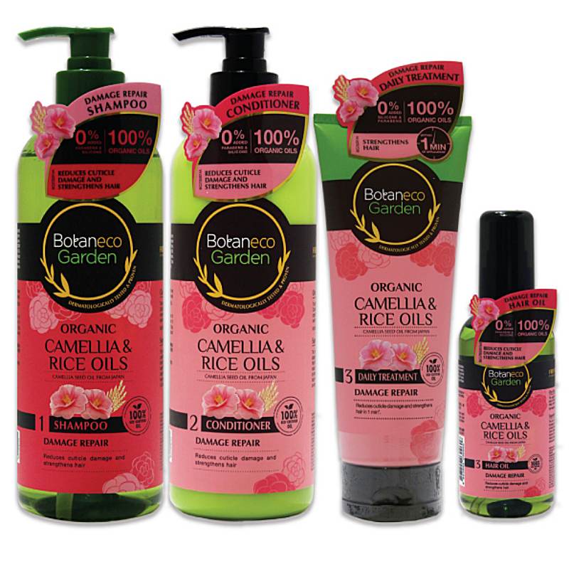 New Botaneco Garden Camellia & Rice Oils Range Available Only At Guardian 