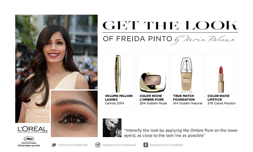 Freida Pinto makeup look