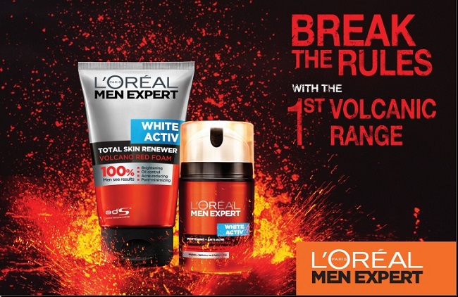 L’OREAL 男士护肤新系列 - 火山矿物系列