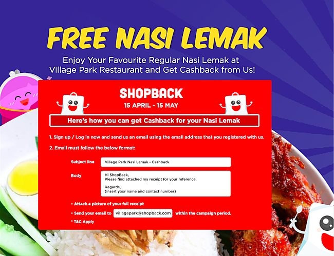 FREE NASI LEMAK!