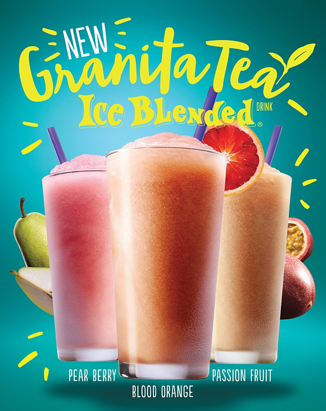 Refresh and revitalise with three delicious spring beverages in Blood Orange, Pear Berry and Passion Fruit!