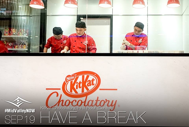 Customise You Own KitKat In Mid Valley!