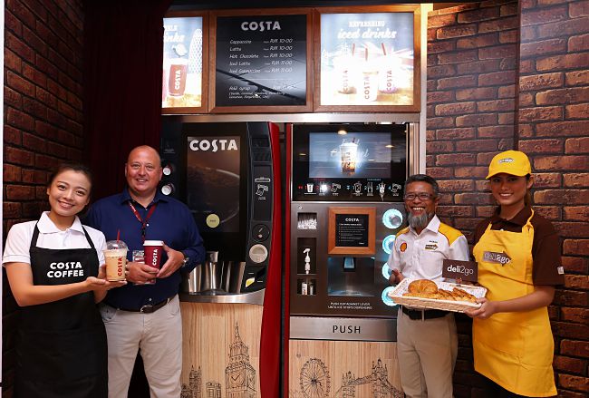 Costa Coffee Launches Self-Serve Coffee In Partnership With Shell Malaysia