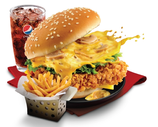 KFC’s Cheezy Mushroom Crunch