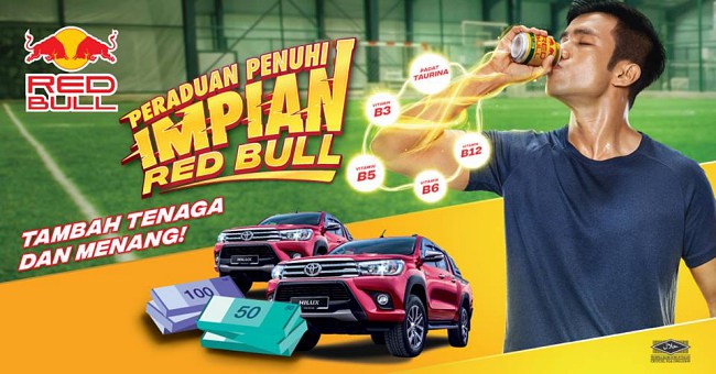 Get A Red Bull Gold Can Today To Win Prizes Worth Up To RM600,000!