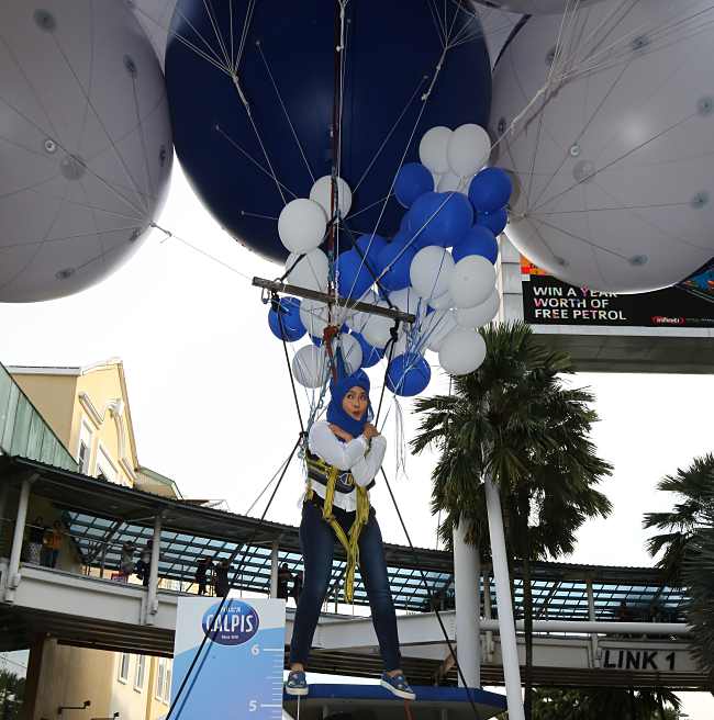 Guess The Number Of Helium Balloons Needed To Make Them Fly!