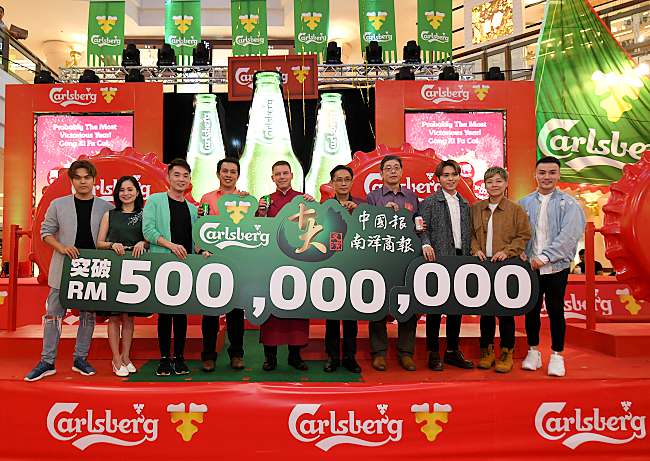 Carlsberg wishes you Probably The Most Victorious Year Celebration