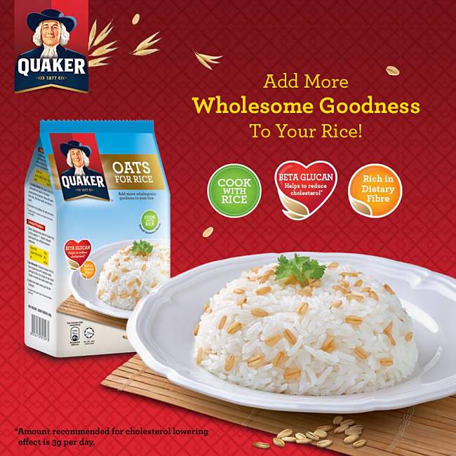 There’s Such Thing As Oats For Rice!