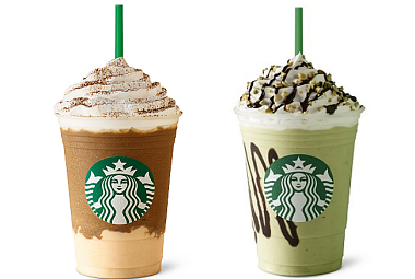 STARBUCKS NEW SUMMER FRAPS: PISTACHIO BON BON AND MILK TEA PANNA COTTA!