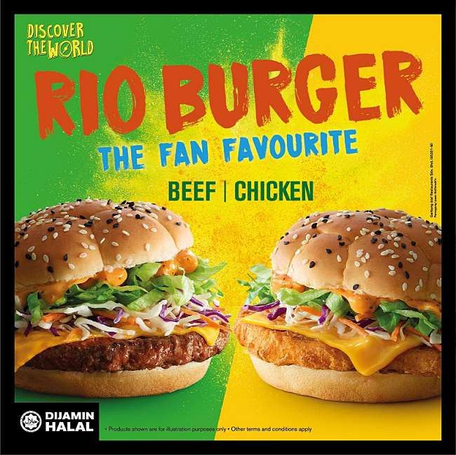 McDonald’s Kicks-Off ‘Discover The World’ Campaign With The Return Of The Rio Burger