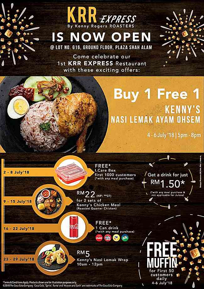 First Ever Kenny Rogers ROASTERS (KRR) Express Restaurant!