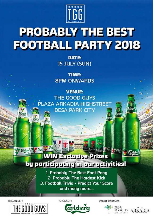 Watch The World Cup Finals At This New TGG Outlet In Plaza Arkadia, Desa Parkcity & Win Prizes!