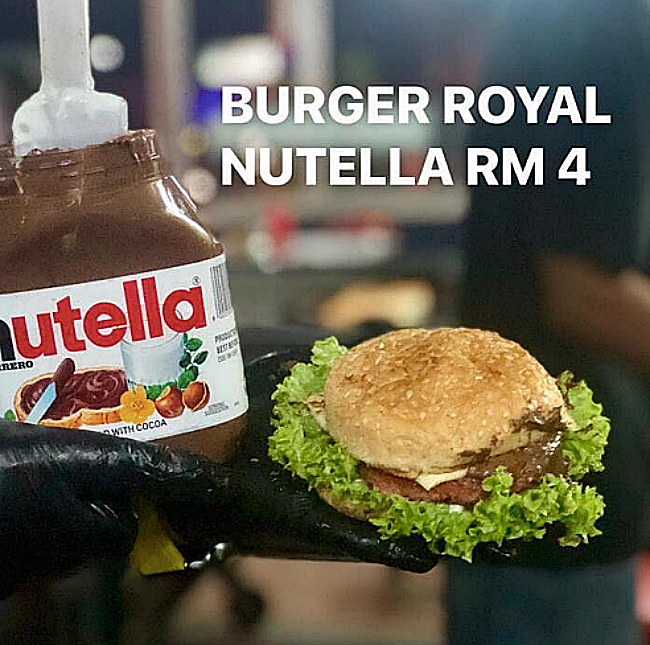 Sweet Nutella Ramly Burger?