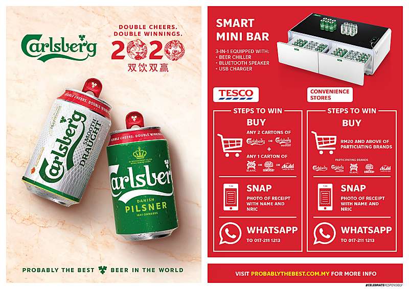 Carlsberg Toasts To 2020 With “Double Cheers, Double Winnings” 