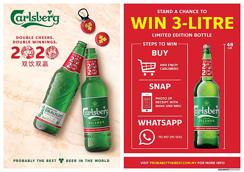 Carlsberg Toasts To 2020 With “Double Cheers, Double Winnings” 