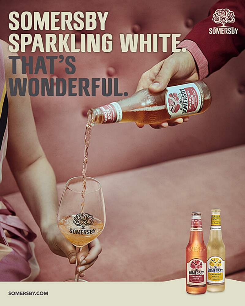 Sparkle With Somersby  And Light Up Your Christmas With 1664 Blanc!