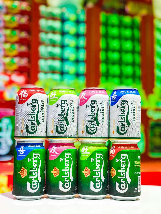 Prosperity Begins With A Pop So Usher In A Vibrant Cny With Carlsberg’s Colourful Cans And Bottles!